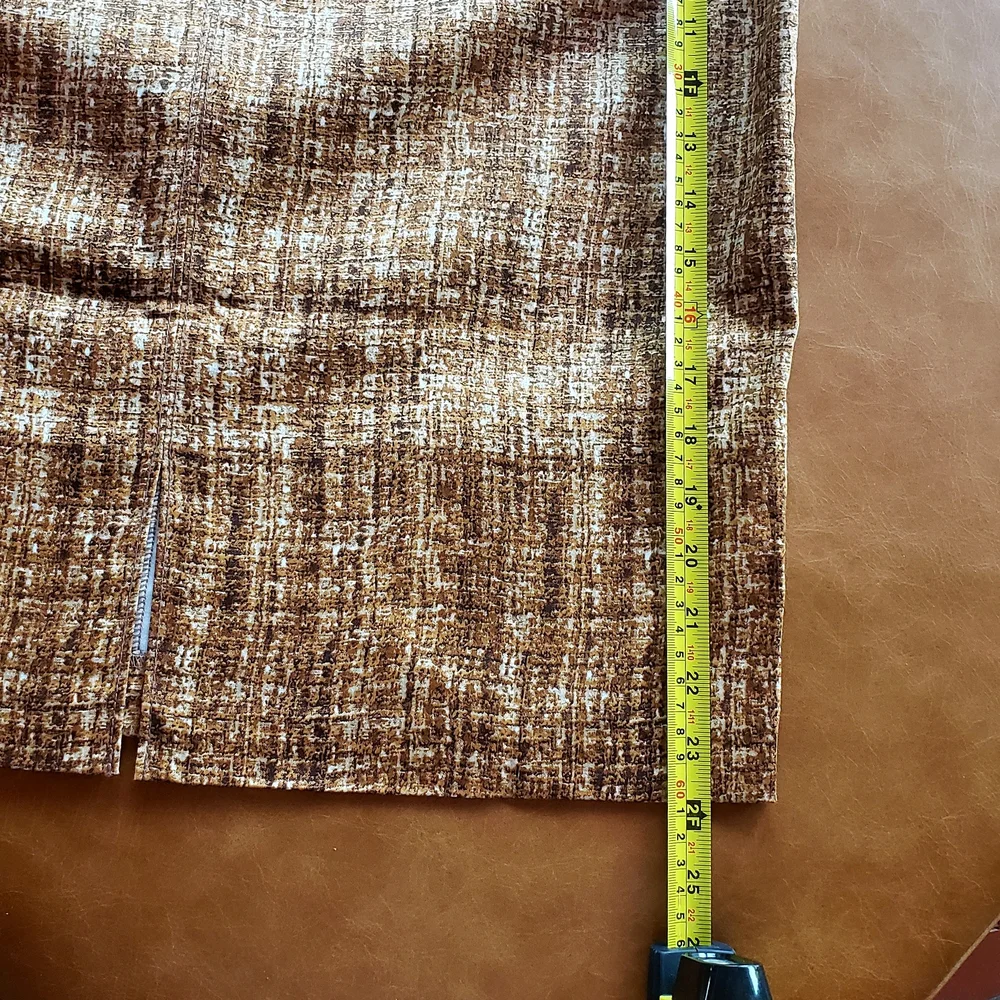 KELLY by Clinton Kelly Pencil Skirt Neutral Easy Care - Reg 14 - Picture 12 of 16